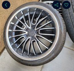 20" RIMS STAGGERED