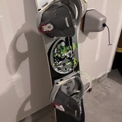 Used Burton Custom 152 Snowboard W/ Bindings And Bag