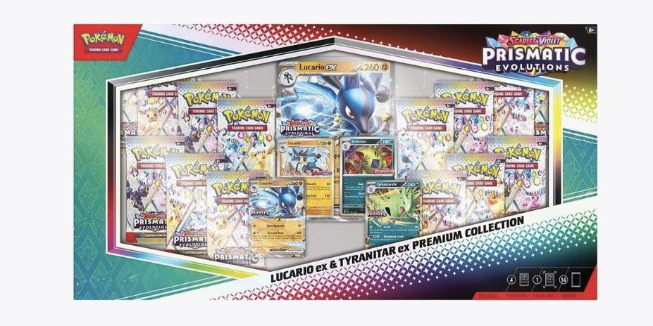 Collectible Collectible Pokemon Lucario Ex & Tyranitar Ex Premium Collection
