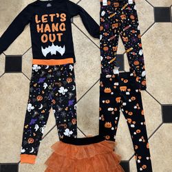 5t Halloween Items $3 Each Or $5 Pjs. All New 