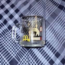 McDonalds & Toledo Ohio Zoo Panda 1988 Glass Mug