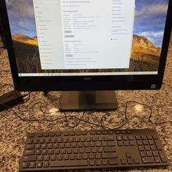 Used All In One Touchscreen Dell Computer 16gb 250ssd Windows 10 Not Free