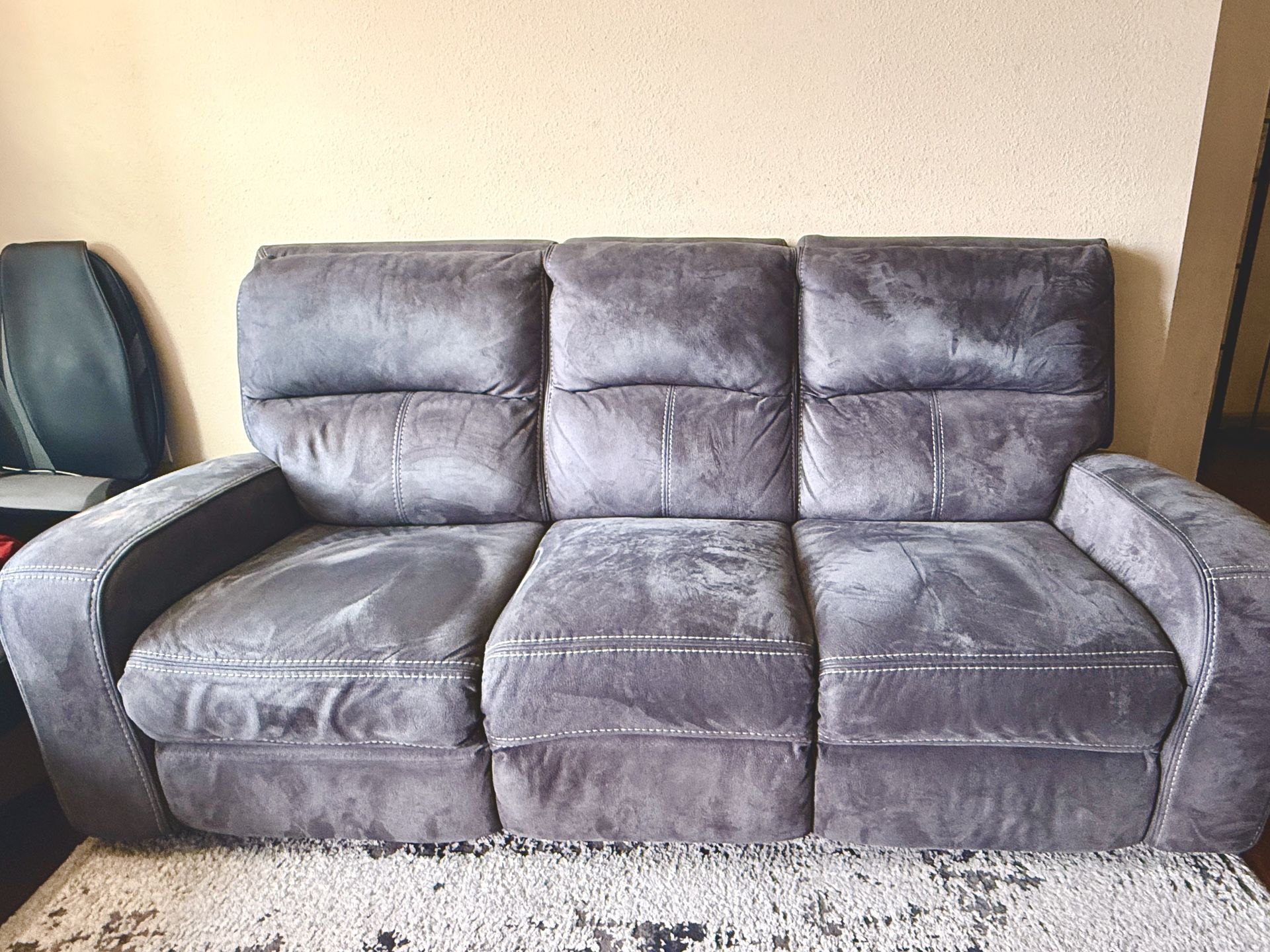 Value City Furnitures Reclining Sofa for..Gently used- In great condition!!