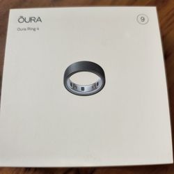 Oura Ring Gen 4 size 9 MATTE BLACK STEALTH
