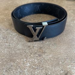 Louie Vuitton Belt Reversible Black Monogram 85/34