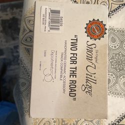 Snow Village “Two For The Road “