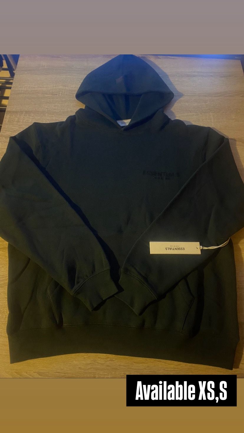 Essential hoodie Black Limo 