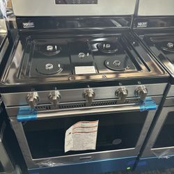 Maytag Stainless Steel Gas Stove With Air Fryer 