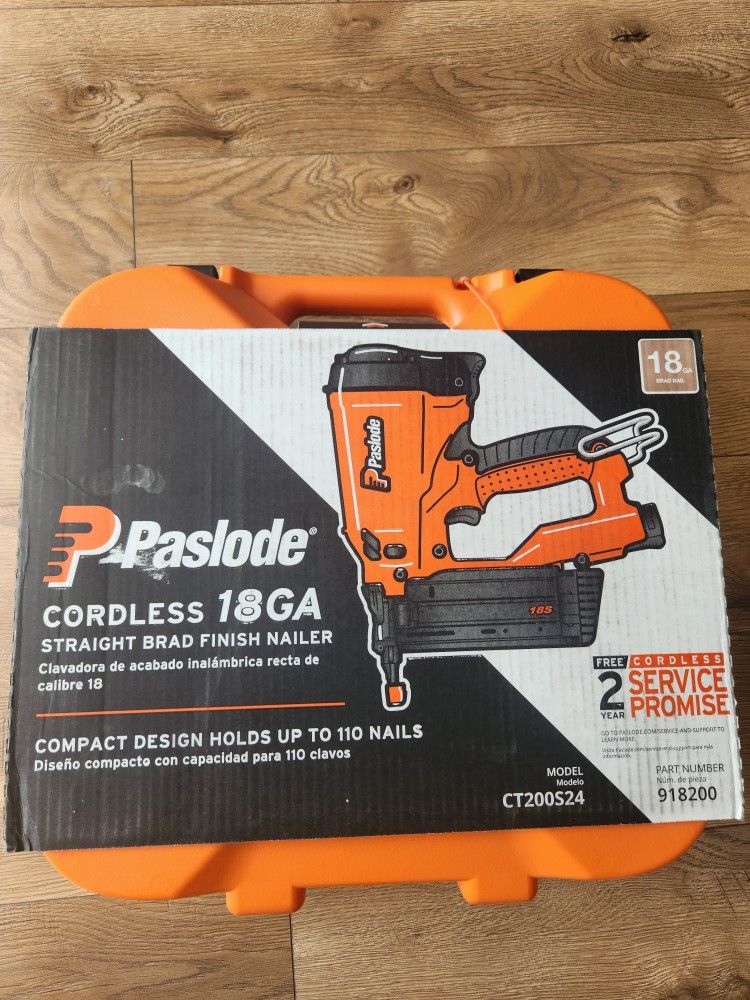 Paslode Cordless 18 GA Straight Brad Finish Nailer