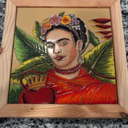 Frida Khalo Tile Frame 