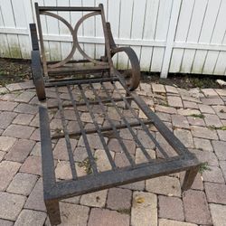 Two High Quality Pool Loungers (Needs Cushions)