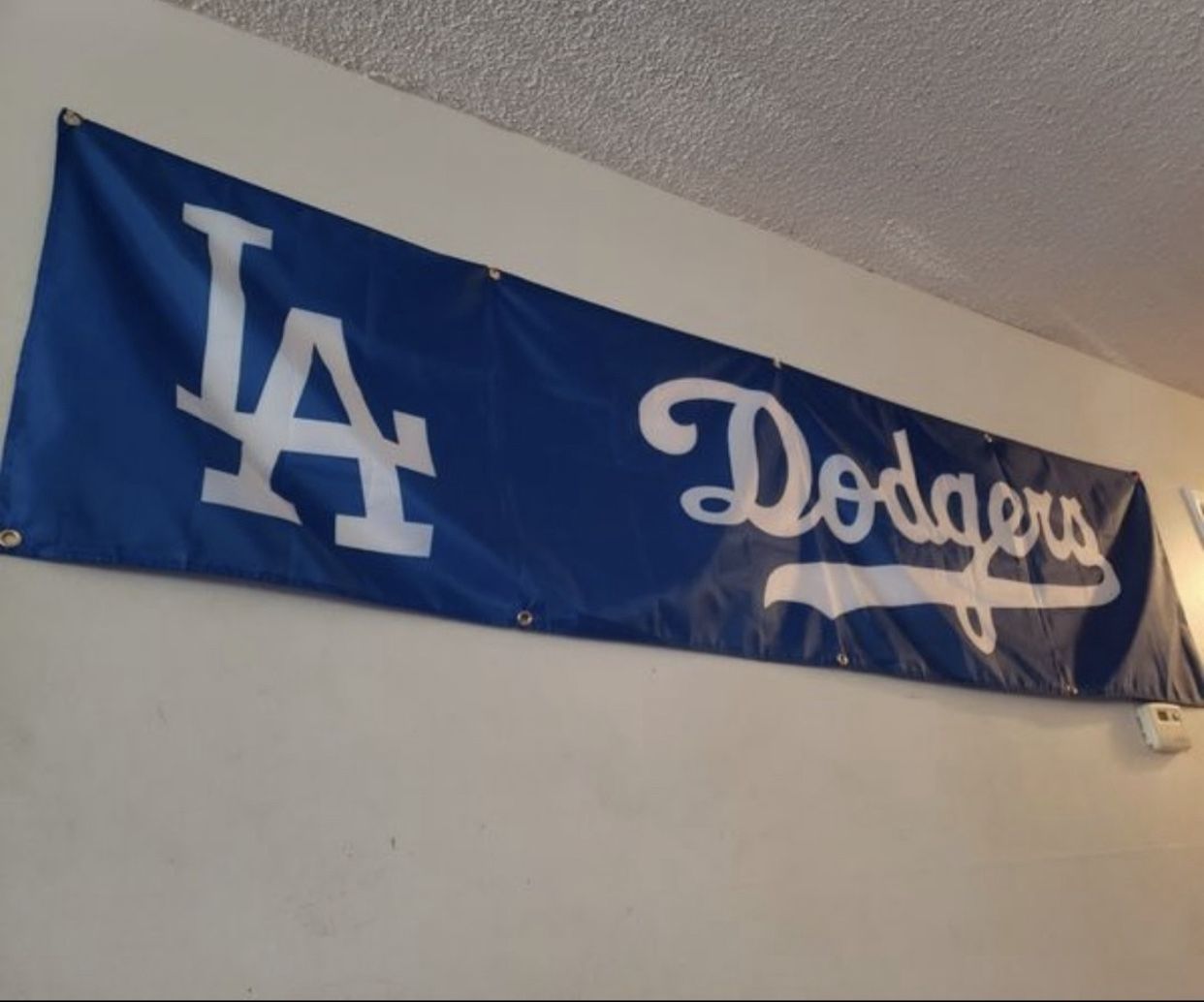 NEW Packaged LA DODGERS Flags ! 8 Ft Long