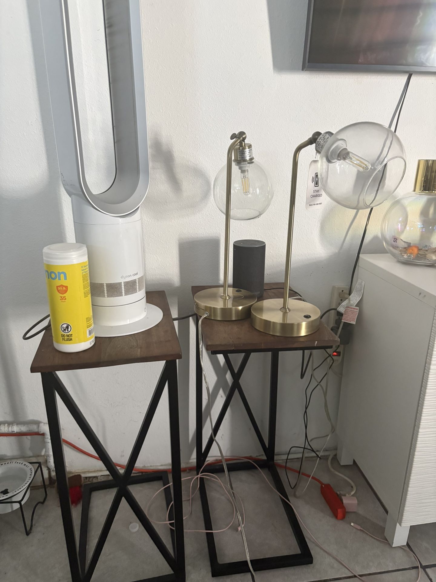 Side Tables And Lamps