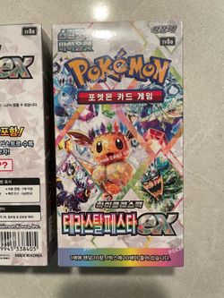 Terastal Festival Korean Booster Box *SEALED* Pokemon Scarlet Violet Prismatic Evolutions sv8a Eevee Umbreon Espeon Flareon Leafeon Sylveon TCG