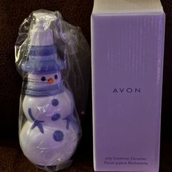 Avon Jolly Snowman Christmas Hand Soap or Liquid Dispenser - Brand New 