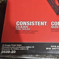New Milwaukee M18 FUEL 18-Volt  Gen II 15-Gauge Angled Finish Nailer (Tool Only FIRM 260.00)