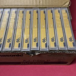 Panasonic AJ-P66MP Digital Video Cassette Tapes (Box of 10) Plus 6 Loose
