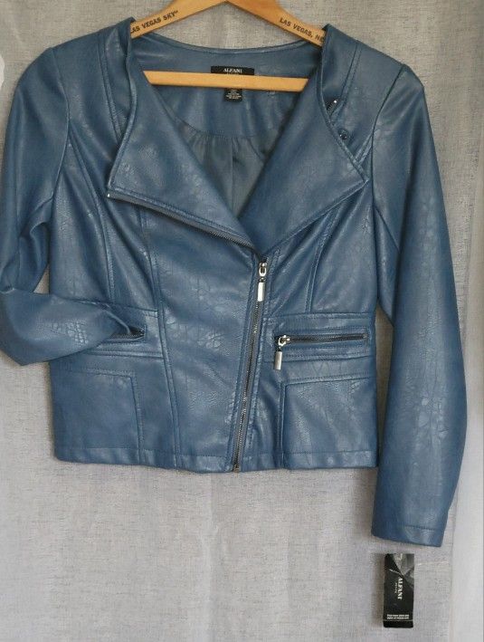 Alfani Faux Moto Jacket