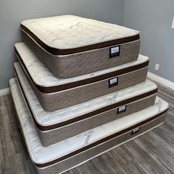 Full Organic Cloud Edition Europillow Top 12inch Mattress!