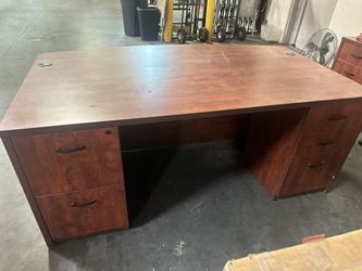 5 Drawers Office Desk $100 (71”W x 41”D x 29.75H)