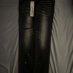 Purple Jeans Black