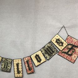 Halloween All Hallows Eve Decorative Paper Banner