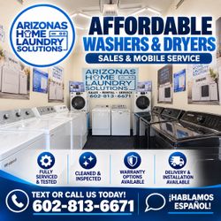 Affordable Washer & Dryers | Lavadoras y Secadoras Económicas