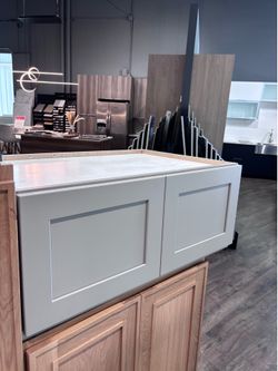 Misty grey wall cabinet 36x15