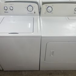 Amana Set Washer And Dryer Electric Good Condition We Delivery