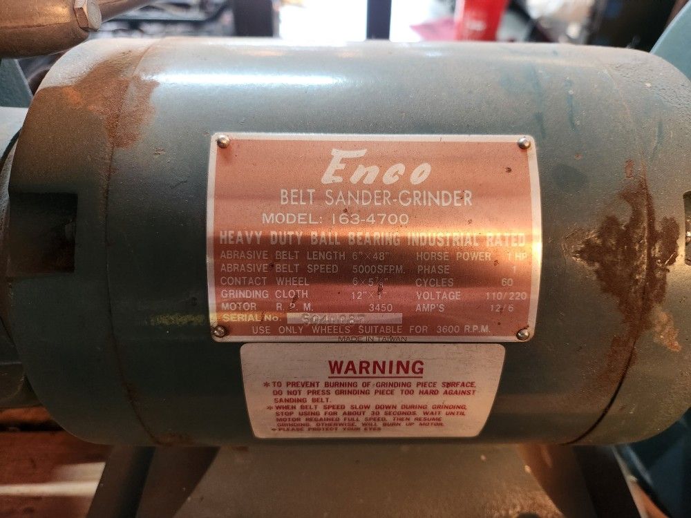 Enco Belt Sander-Grinder