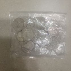 31 Washington Silver Quarters 