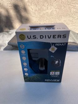 U.S. Divers Dryview Adult Snorkel Full Face Mask S/M