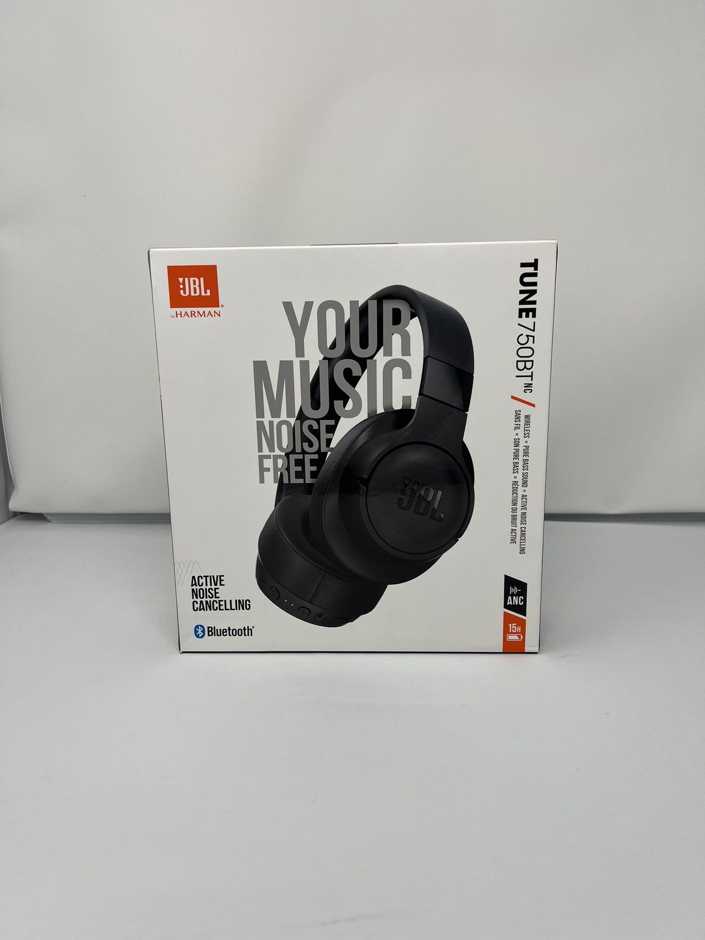 JBL TUNE 750BTNC Wireless Headphones (iPhone Samsung AirPods Beats)