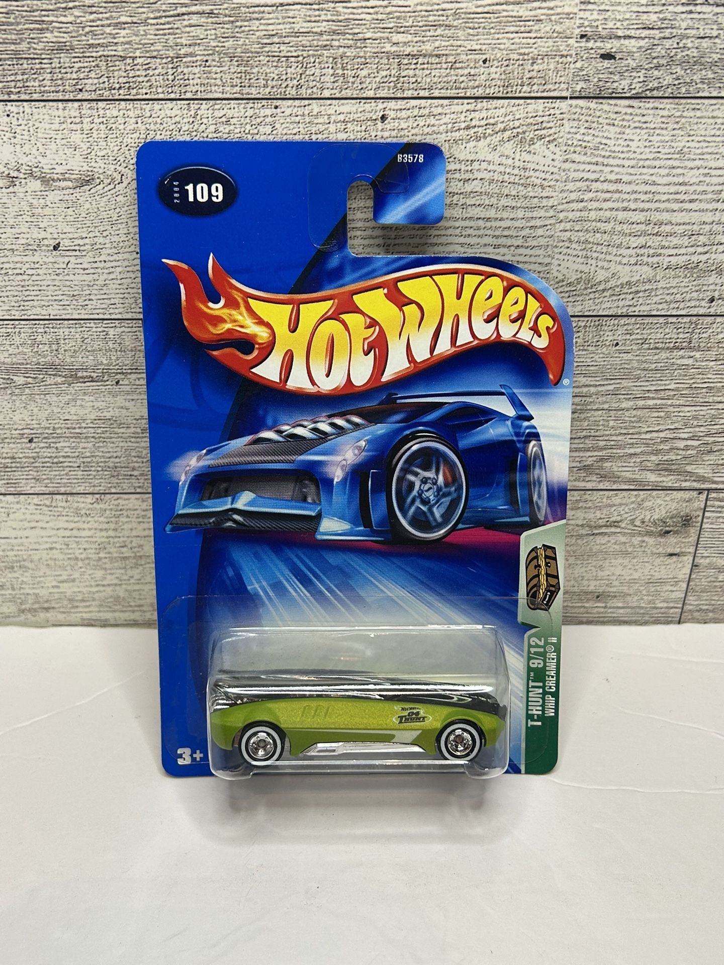 Vintage Hot Wheels Light Green ‘2003 Whip Creamer / Super Treasures Hunts • Die Cast Metal • Made in Malaysia