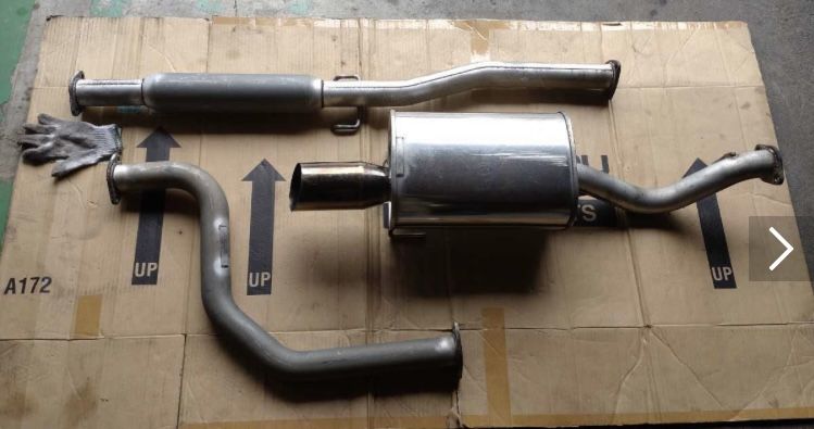 RSR Integra Cat back Exhaust System DC2