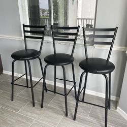 Bar Stools  Qty 3  -Bar Height 
