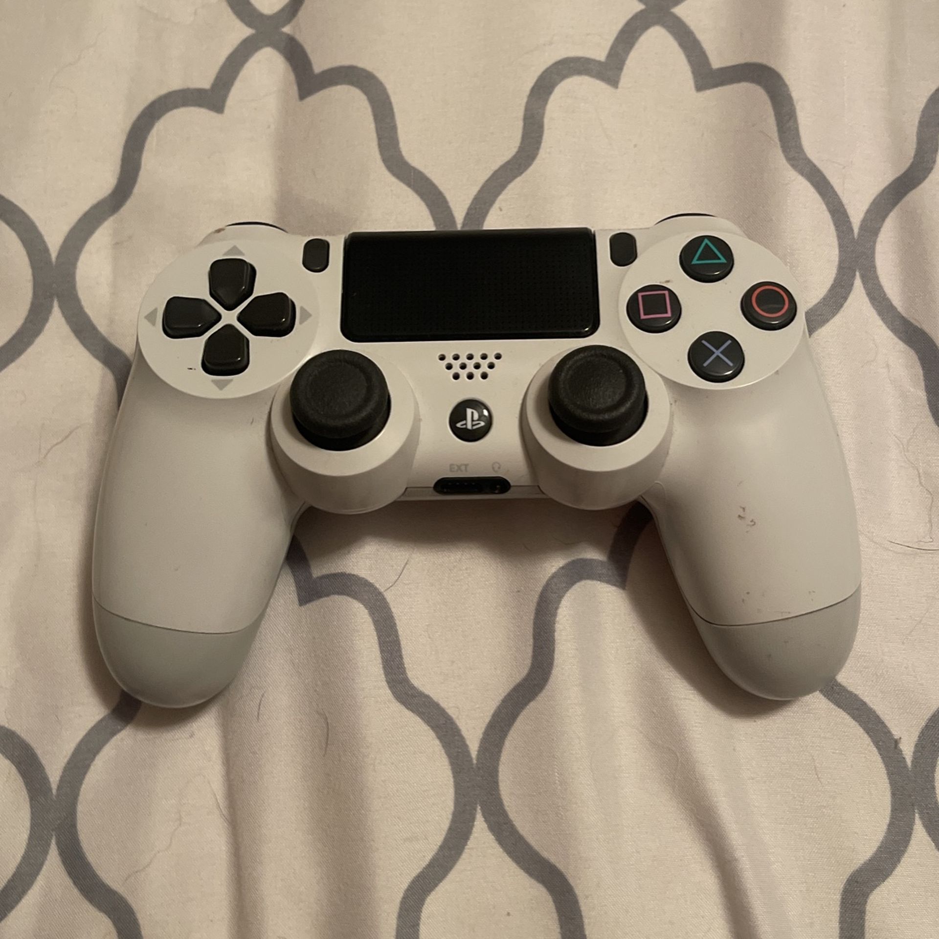 White PS4 Controller