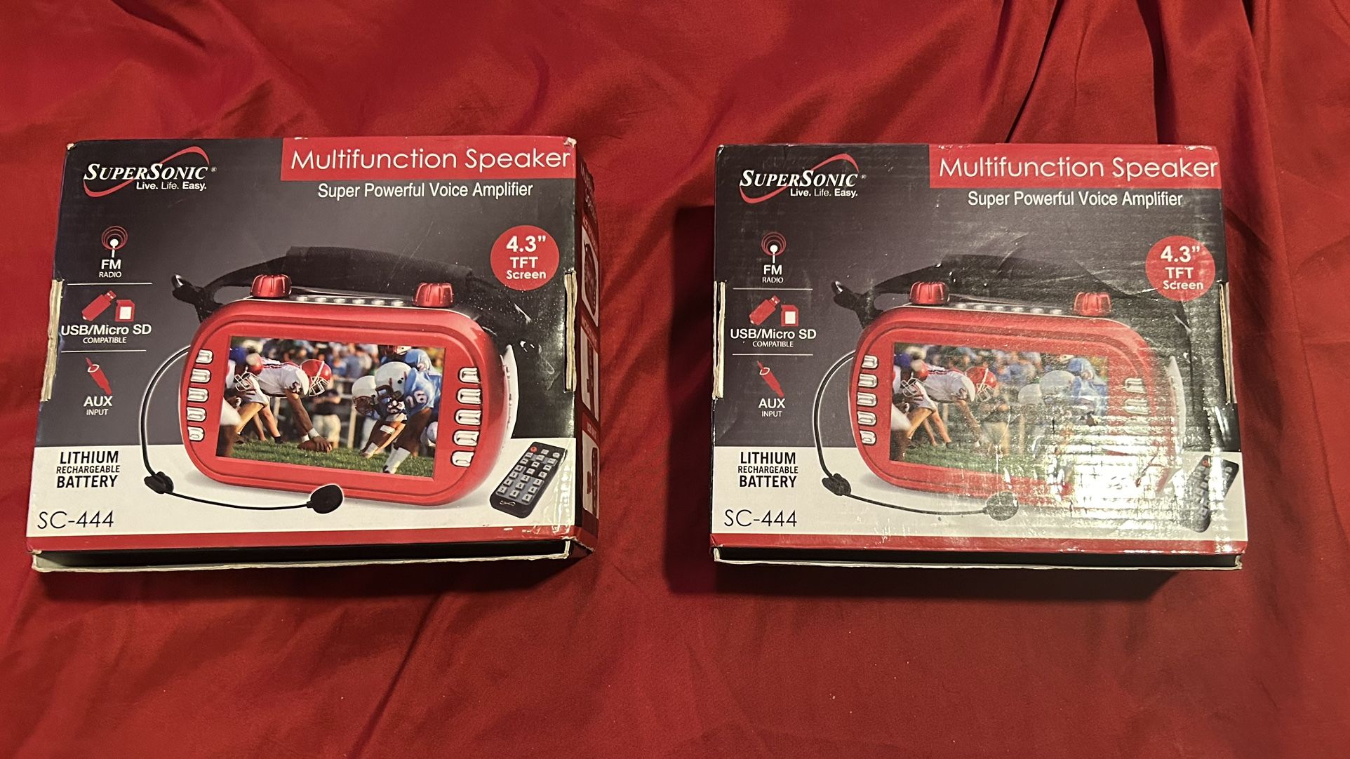 SuperSonic SC-444 Multifunction Speaker With USB, Micro SD, AUX Inputs And FM Ra