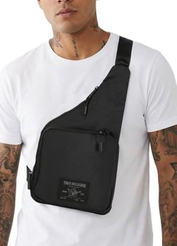 True Religion Crossbody Bag Men - Anti Theft Shoulder Sling Bag,