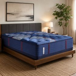 King Size Mattress 15” Sealy Posturepedic Elite Brenham II Medium Direct From Factory, Sealed in Plastic Ready for Same-Day Delivery 🚚
