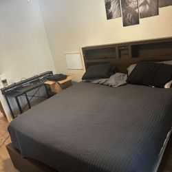 Bed Frame Mattress And Dresser King Size