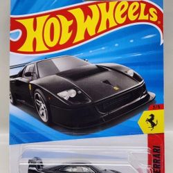 Hot Wheels Ferrari F40 Competizione Black
