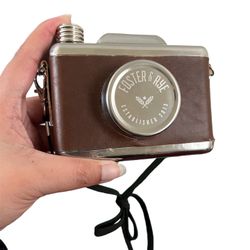 Stainless Steel Snapshot Flask By Foster & Rye
