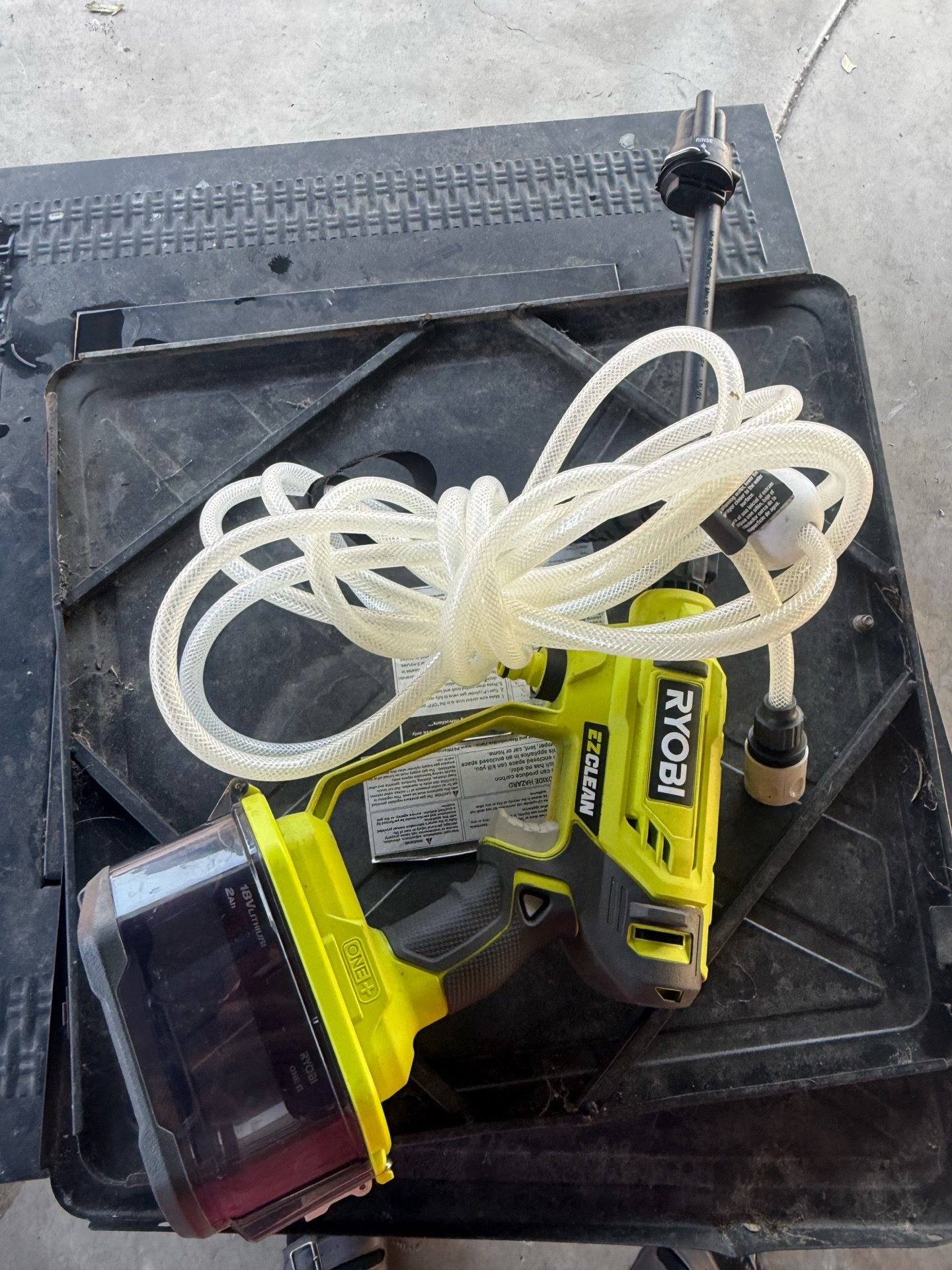 Ryobi water pressure gun