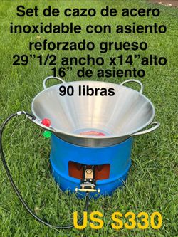 Se de Cazo chicharronero con asiento reforzado grueso