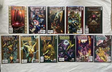 Marvel Comics Ultimate Extinction #1-5, Ultimate Vision #0-5 Complete Lot Of 11