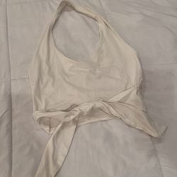 White Halter Top 