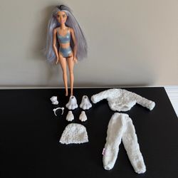 Barbie Cutie Reveal Snowflake Sparkle Polar Bear Doll