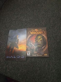 Halo 3 and World of Warcraft Game Manuals