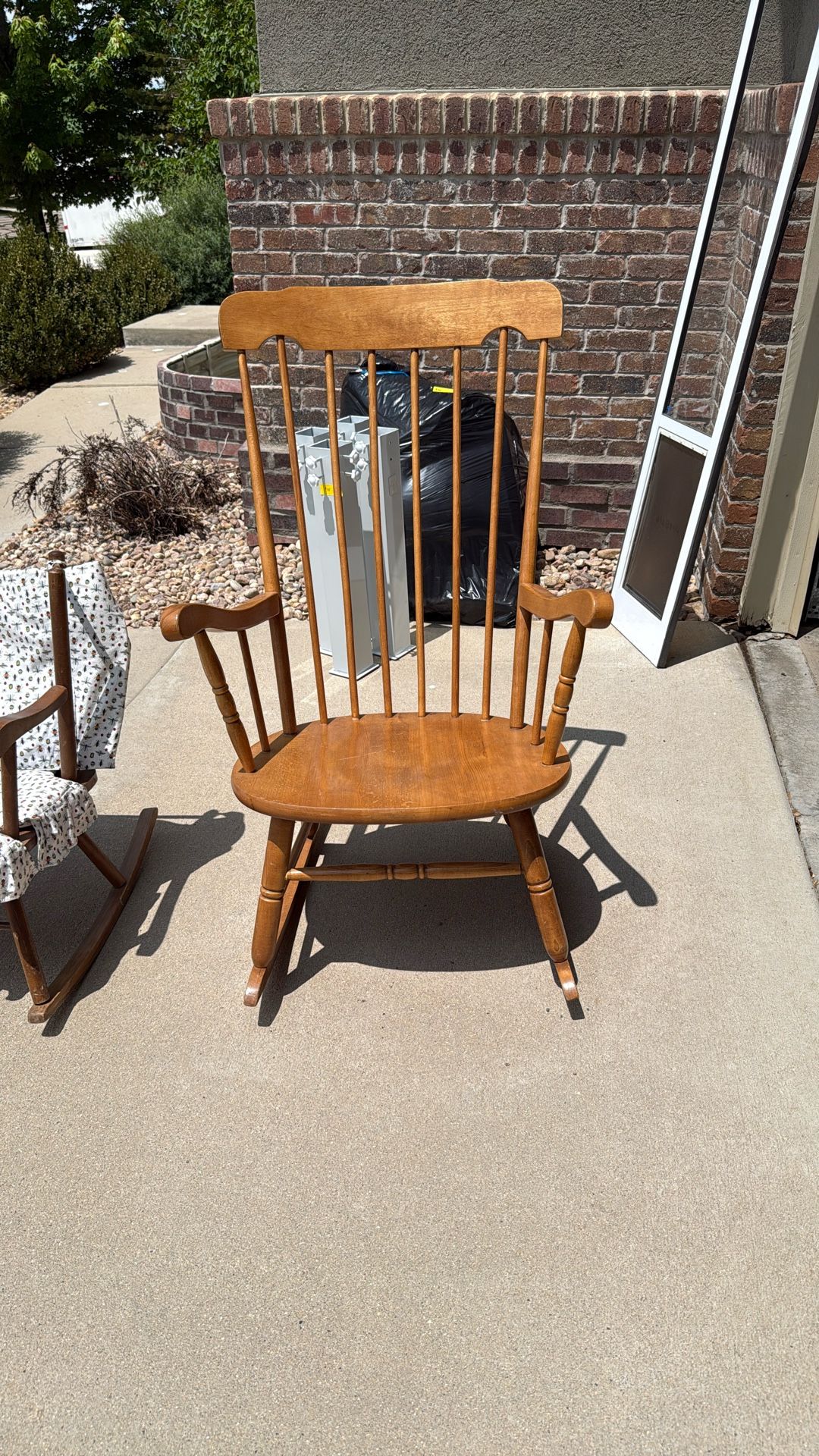 Antique Wooden Rocking Chair